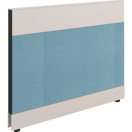 GEC Interion Modular Partition Base Panel, 48inW x 38inH, Blue 695907BL